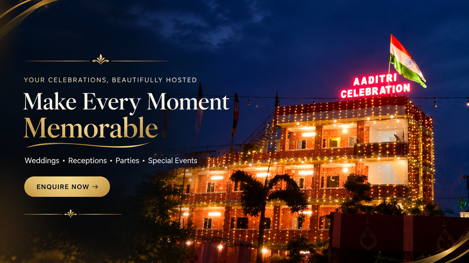 Aaditri Celebrations - Make Every Moment Memorable